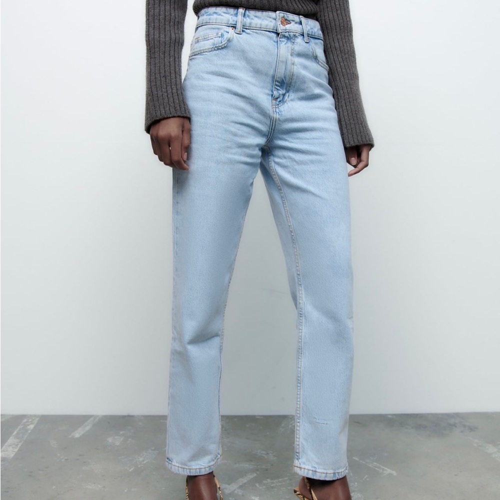 Zara Z1975 high waisted mom fit jeans